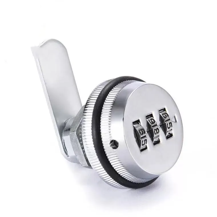 Zinc Alloy Code Combination Cam lock Keyless Post Mail Box lock for Cabinet locker filing drawer Ad showcase street kiosk