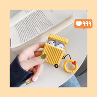 Mini étui AirPods 2 en Silicone, design cartoon mignon, boîtier de chargement pour écouteurs, coque de protection