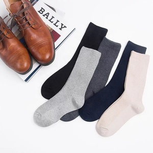 Anti slip Custom logo Knitted <strong>Socks</strong> Black <strong>Winter</strong> <strong>Thick</strong> Dress Cotton Business Men <strong>Socks</strong> - Product Image 6