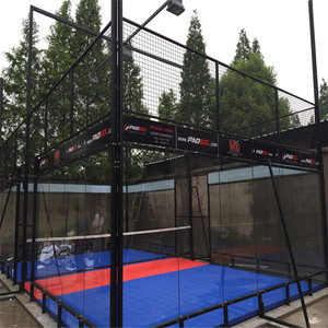 JSMC ציוד ספורט משומש מורכב ספק סיני זהב איכות מחבטי טניס מגרש פדלים מלא פנורמה - Product Image 1