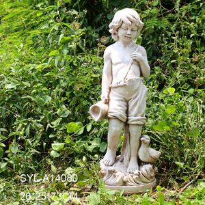 angelo giardino statua classica in fibra di vetro per la decorazione esterna - Product Image 5