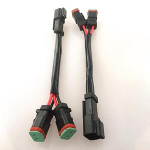 Automobil Y-förmige Dual-Ausgangs-Deutsch DT DTP Adapter 2-Pin-Steckverbinder Splitter für Auto-LED-Nebelscheinwerfer - Product Image 1
