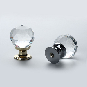 Pomos de armario de cristal brillante elegante al por mayor - Product Image 4