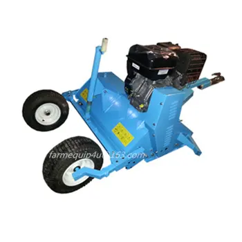 Flail Mower Tow Di Belakang ATV/UTV,Quad Bike 4X4 Flail Mulcher Shredder dengan Self Engine