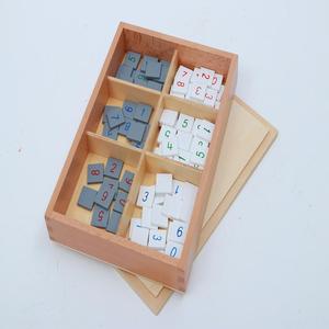 Juego de cuentas educativas para preescolar, materiales matemáticos Montessori, cuentas de tablero - Product Image 3