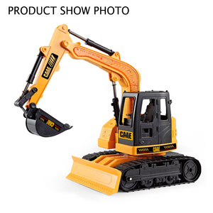 Camion RC Chenille pour Enfants 7 Canaux, Véhicule d'Ingénierie, Modèle d'Excavatrice, <span class=keywords><strong>Jouet</strong></span> RC avec Chargeur et Télécommande - Product Image 3