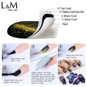 Ibdgel-esmalte de Gel magnético 3D, esmalte de uñas en Gel de 7,3 ml con purpurina, necesita <span class=keywords><strong>Base</strong></span> negra - Product Image 2