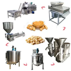 Industrial Automatic Peanut Butter Production Line Peanut Butter Making Machine India