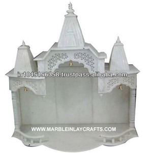 Handmade Pure White Marble Temple - Product Image 1