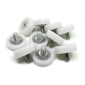 Puleggia con cuscinetto rivestito in plastica <span class=keywords><strong>DR22</strong></span> B1L8 <span class=keywords><strong>DR22</strong></span> C1L8 per cassetto portamonete, puleggia a vite da 22mm, cuscinetto di ricambio per cassetto - Product Image 6