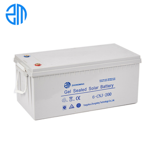Zoomar năng lượng mặt trời 12V năng lượng mặt trời Gel Pin 250AH axít chì Chu kỳ sâu lưu trữ 10 năm làm việc cuộc sống kín cho năng lượng mặt trời hệ thống - Product Image 6