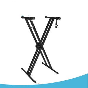 Soporte de <span class=keywords><strong>Teclado</strong></span> Doble Ajustable con Marco en X, Venta Directa de Fábrica - Product Image 5