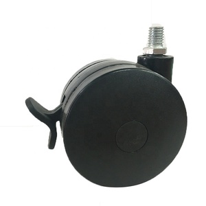 Staffa del freno laterale di migliore qualità 3 pollici in Nylon per esterni ruote da 75 mm per sedie da ufficio per moquette - Product Image 1