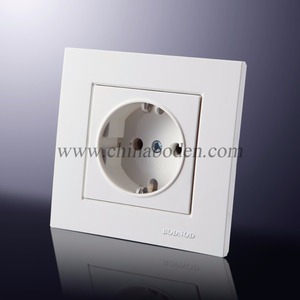 Nuevo estilo nuevo diseño interruptor de pared y el zócalo, <span class=keywords><strong>Alemania</strong></span> toma de corriente y el interruptor, 2 tomas PIN - Product Image 1