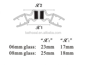 Ducha puerta corredera tiempo magnético PVC bordes sello 008G - Product Image 5
