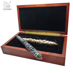 TTX ensemble de stylos cadeaux de haute qualité, pointe <span class=keywords><strong>suisse</strong></span>, stylo à roulettes, ensemble de stylos cadeaux Dragon - Product Image 3