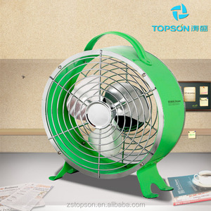 Ventilatore da tavolo in metallo rame della collezione Deco Breeze da 8 pollici - Product Image 6