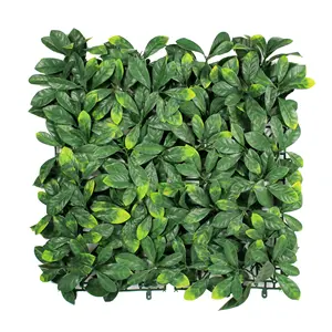 plant voor hek cover Suppliers-12 Stuks 50X50 Cm Kunstmatige Buxus Struiken Plant Cover Groen Plastic Hek