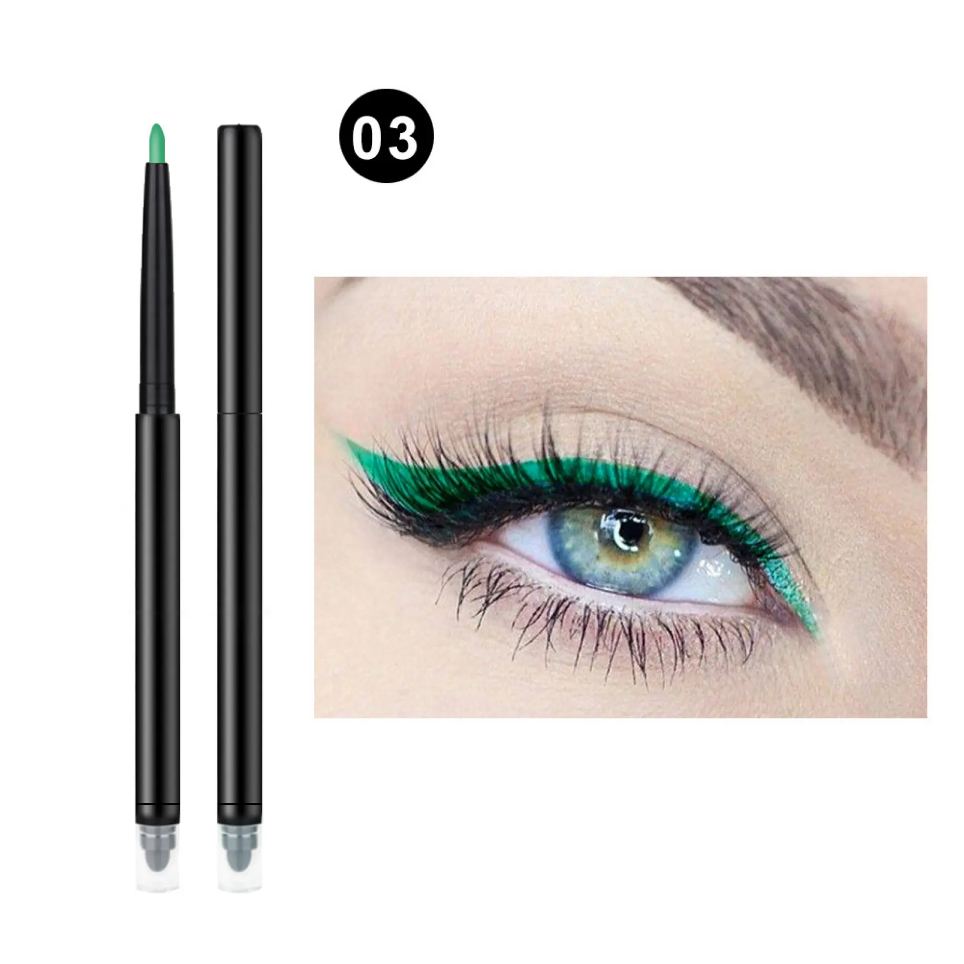 12 PCS Bunter Augenbrauen stift Eyeliner Augenbrauen Lip Liner Bleistift Stift Make-up Kosmetik