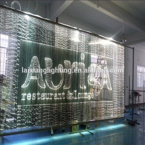 2015 Zhongshan cortina de luz de fibra de iluminación llevado <span class=keywords><strong>restaurante</strong></span> de <span class=keywords><strong>la</strong></span> pared <span class=keywords><strong>la</strong></span> luz decorativa óptica con mando <span class=keywords><strong>a</strong></span> dista - Product Image 3