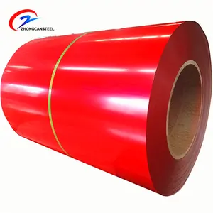 Coil AZ150 Painting Color Coated Roofing Sheet Ppgi and Ppgl Steel Prepainted Galvanized Steel Custom Steel Price Cutting DX51D