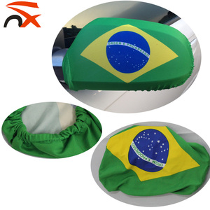 Fundas para Espejos Retrovisores de Coche con Banderas de Brasil para Fanáticos del Fútbol, de la Mejor Calidad y Popularidad - Product Image 1