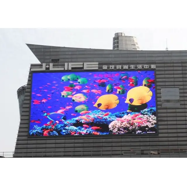 960x960mm 방수 패널 고정 벽 마운트 6000cd 높은 밝기 상업 광고 led 디스플레이 화면 p2.5 야외