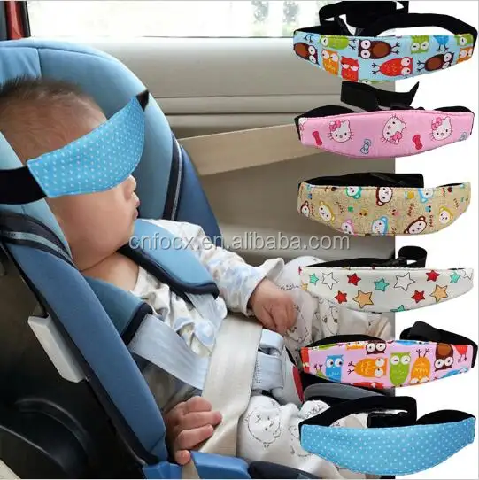 Asiento de seguridad ajustable para coche, posicionador de sueño, soporte para la cabeza del cochecito, cinturón de sueño para bebé