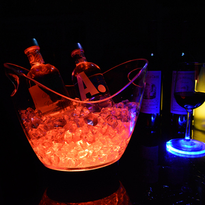 USB Charging Champagne Bar Beer Wine <strong>Drinks</strong> Box LED <strong>Ice</strong> Cooler <strong>Bucket</strong> for Jeptha Creed Tuthilltown Spirits Luksusowa - Product Image 3