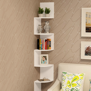Estante de <span class=keywords><strong>Pared</strong></span> de <span class=keywords><strong>Madera</strong></span> para Decoración de Interiores, Diseño de Cinco Niveles o Más, en Oferta - Product Image 4