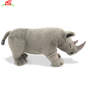 Nuovi Prodotti: <span class=keywords><strong>Peluche</strong></span> Realistico di Rinoceronte, Giocattoli di <span class=keywords><strong>Peluche</strong></span> <span class=keywords><strong>Giganti</strong></span> di Rinoceronte Grigio - Product Image 3