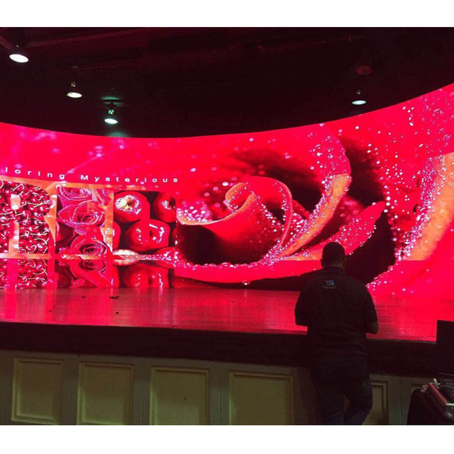 Curved Indoor Soft Module Flexible LED Advertising Screen