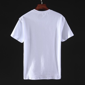 Chine Achats en ligne T-shirts 100% simples de vente en gros de coton pour les hommes - Product Image 4