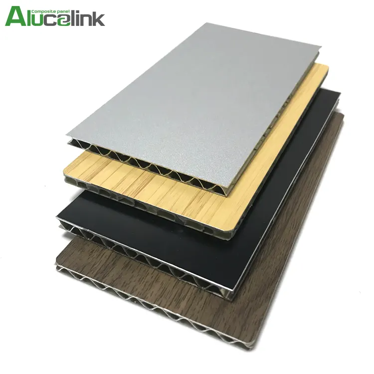 Внешний декор стен, ПЭ PVDF покрытие, алюминий, гофрированный сердечник, Композитная Панель