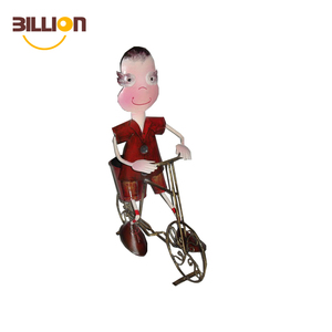 <span class=keywords><strong>Bande</strong></span> <span class=keywords><strong>dessinée</strong></span> Métal Planteurs <span class=keywords><strong>Vélo</strong></span> À La Main Pot De Fleur - Product Image 3