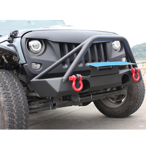 Système de carrosserie auto-choc avant en acier, barre tubulaire 4x4 avec barre en U, pour Wrangler JK 2007 + accessoires pièces tout-terrain - Product Image 2