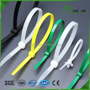 Elektrik Aksesuarları Pa66 Öz-kilitleme Naylon Kablo Bağı Plastik Tel Zip Zap Kravat Askısı