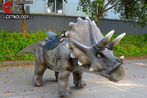 Dinosaure animatronique grandeur nature personnalisé pour <span class=keywords><strong>parc</strong></span> national, à chevaucher, avec fonction de marche - Product Image 3