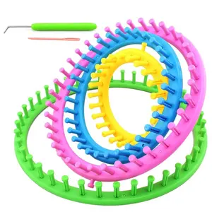 Hoge Kwaliteit Plastic Ronde Vorm Breien Weefgetouw DIY Ronde Vorm Plastic Breien Looms