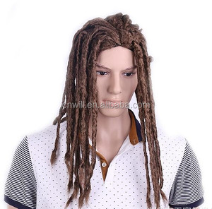 Uomini Dreadlocks <span class=keywords><strong>Parrucca</strong></span> Dreadlocks <span class=keywords><strong>Rasta</strong></span> Dreadlocks Hiphop Danza Cosplay Sintetica <span class=keywords><strong>Parrucca</strong></span> Torsione Trecce <span class=keywords><strong>Parrucca</strong></span> - Product Image 2