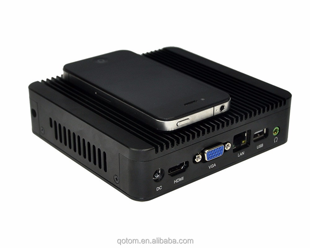 12 V micro PC avec Bay Trail J1900 Quad core 2 Ghz soutien 2.5 polegada SATA HDD et SSD msata client léger