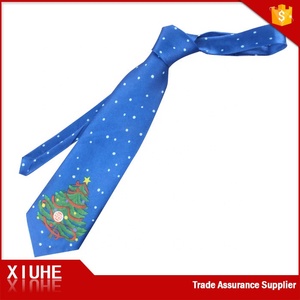 Cravate de noël en Polyester 100%, pour enfants, avec impression numérique, amusant, nouveauté - Product Image 6