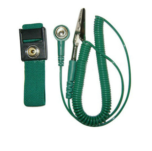 Allesd ESD <span class=keywords><strong>Bracelet</strong></span> de mise à la terre <span class=keywords><strong>Bracelet</strong></span> antistatique réglable avec pince crocodile Cordon extra long pour tapis ESD - Product Image 3
