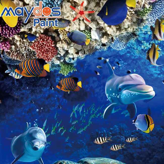 Maydos 3D эпоксидная прозрачная напольная краска