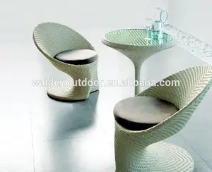 Синтетические мебель из ротанга сад используется плетеная мебель стол и стул