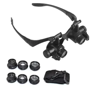 Kính đồng hồ sửa chữa kính lúp với đèn LED no.9892gj - Product Image 1