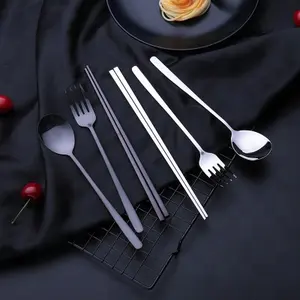 Wholesale Dinnerware Sets Luxury Korean Style Tableware Dinnerware Set for Wedding Party