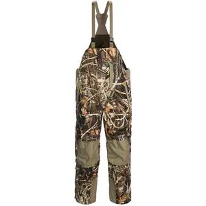 Waterproof battery heated camo hunting pants