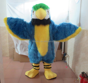 Costumes de mascotte de dessin animé de <span class=keywords><strong>perroquet</strong></span> bleu amusant Funtoys - Product Image 3