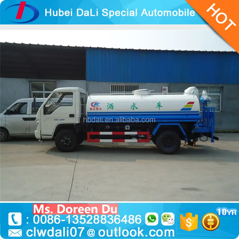 4-5 tonluk su kamyon 4, 000L-5, 000 Litre su satılık tankeri su taşıma kamyon